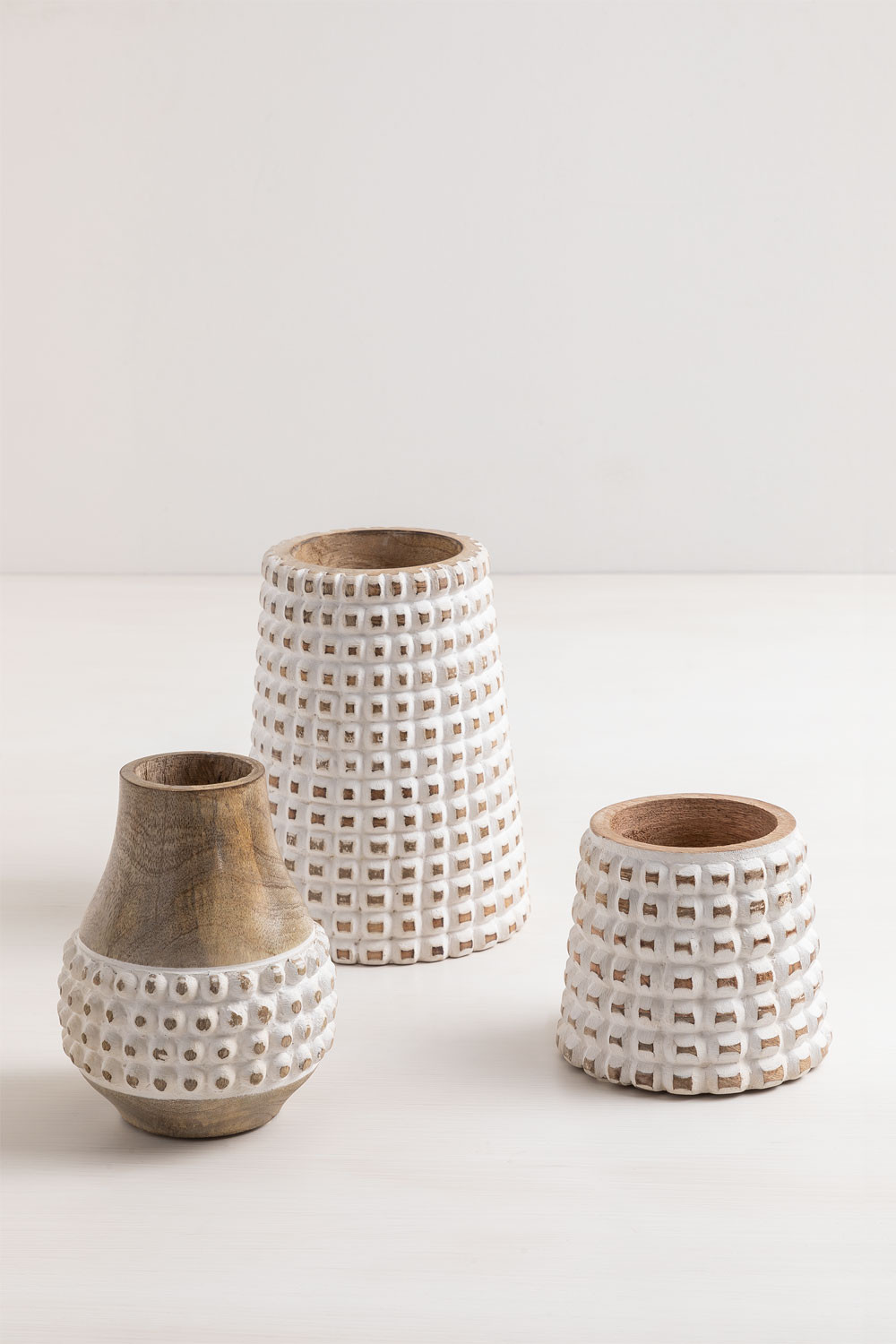 Vaso in legno di mango Biala