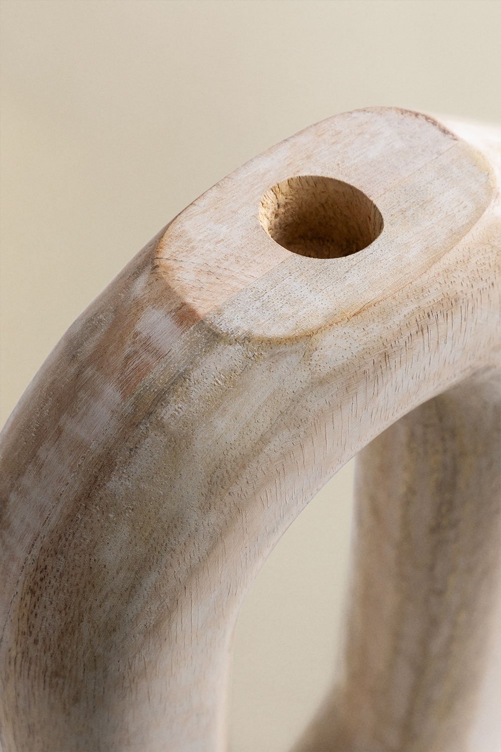 Vaso in legno di mango del Kerala