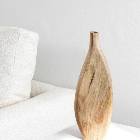 Vaso in legno di mango Sikkim