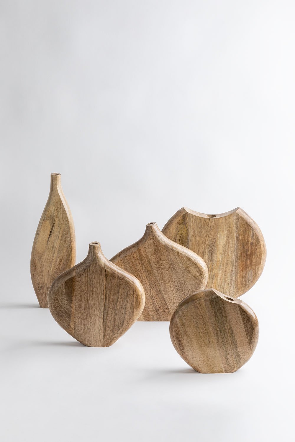 Vaso in legno di mango Sikkim