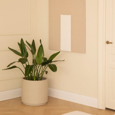 Fioriera Saturn in polystone