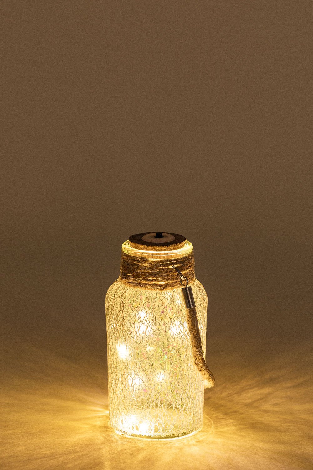 Barattolo di vetro con luci LED Gada