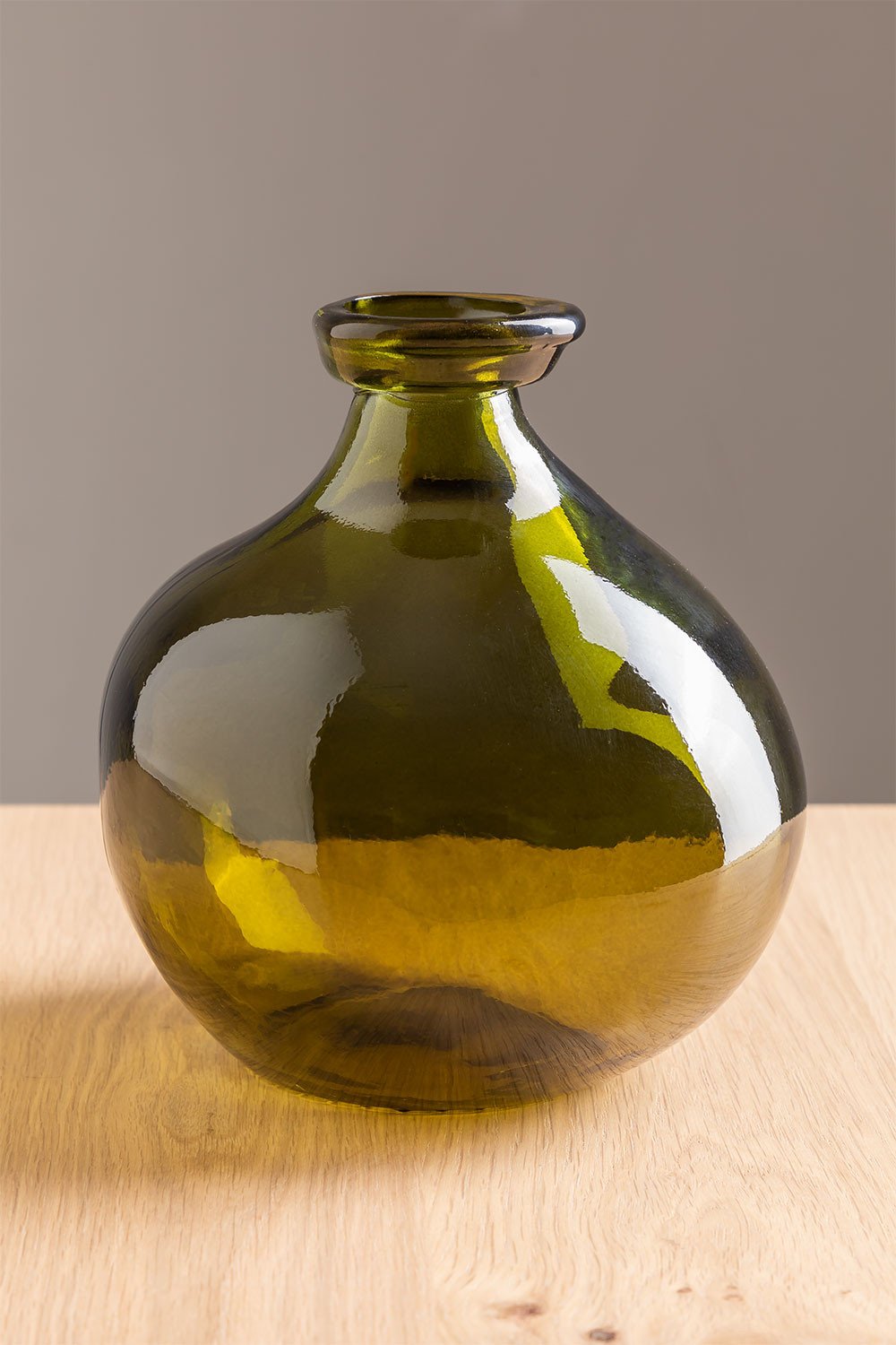 Vaso in vetro riciclato 18 cm Jound