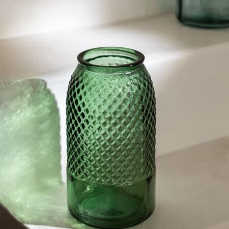 Vaso in vetro riciclato 27,5 cm Dinte