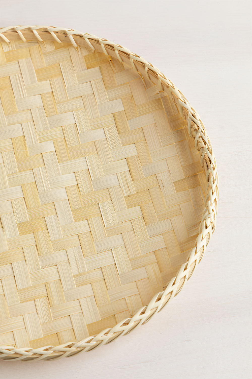 Vassoio Decorativo in Bambù (Ø30 cm) Raimis