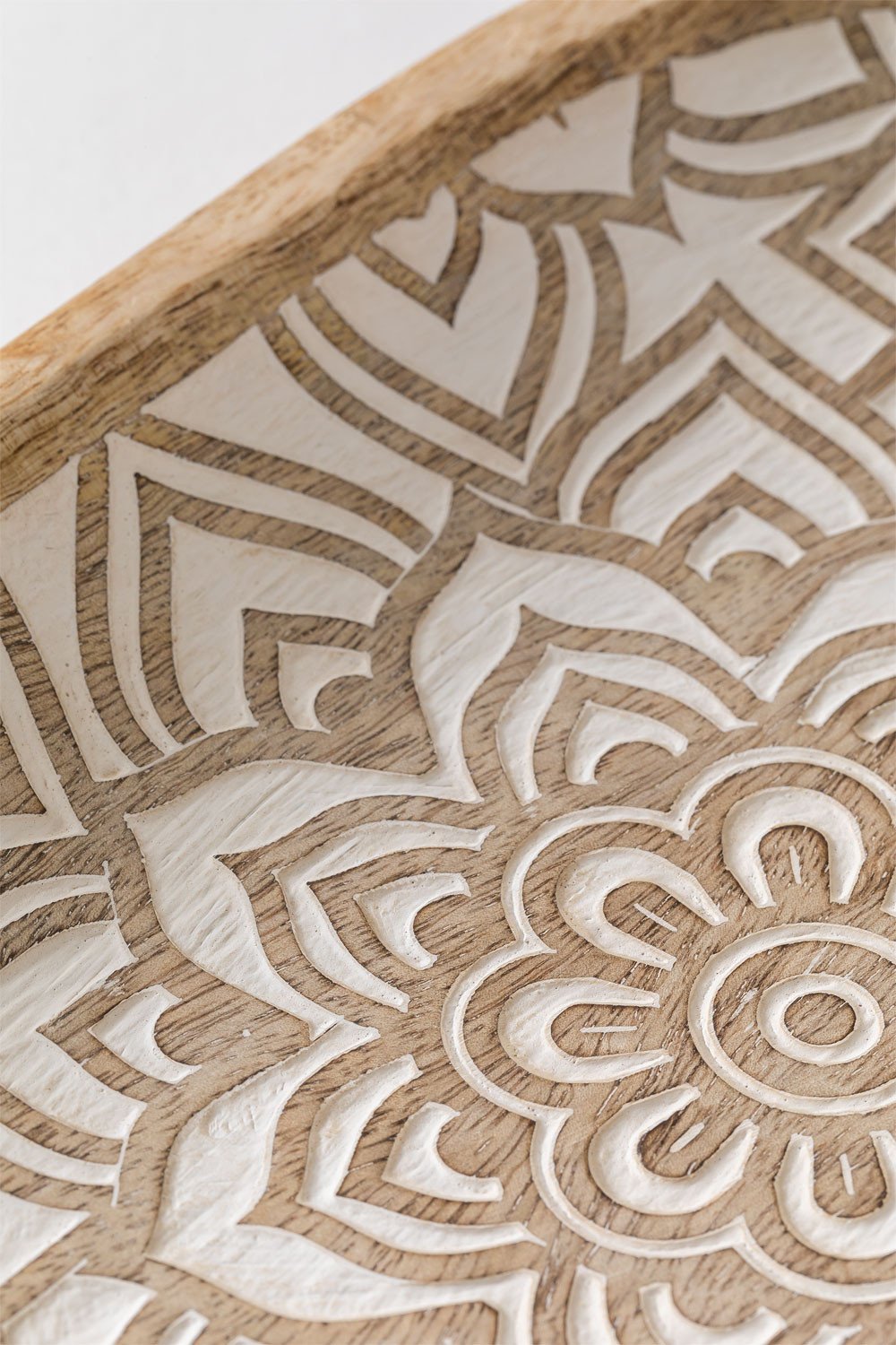Vassoio decorativo in legno di mango Breda