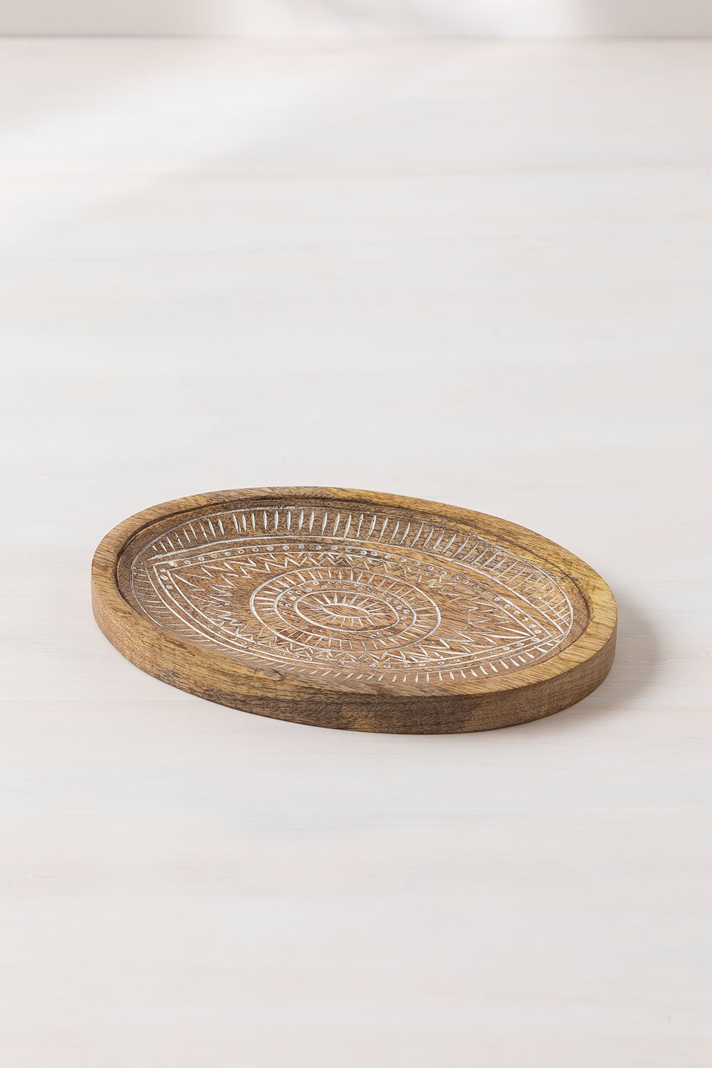 Vassoio decorativo in legno di mango Kaloyan
