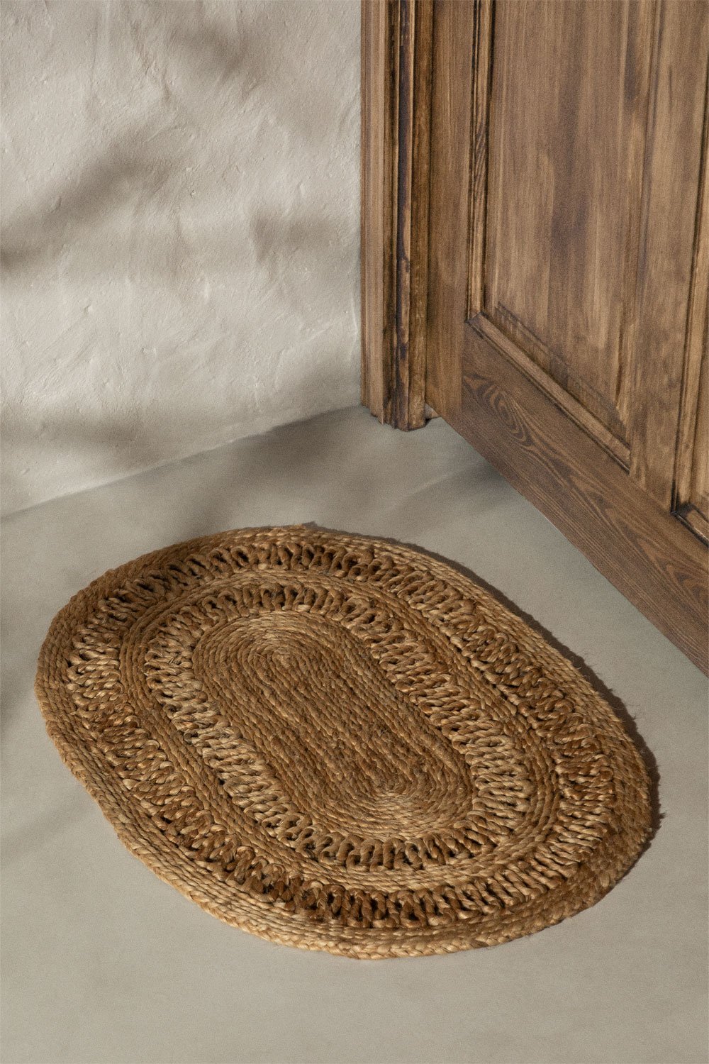 Zerbino Ovale in Juta 60x45 cm Koblet