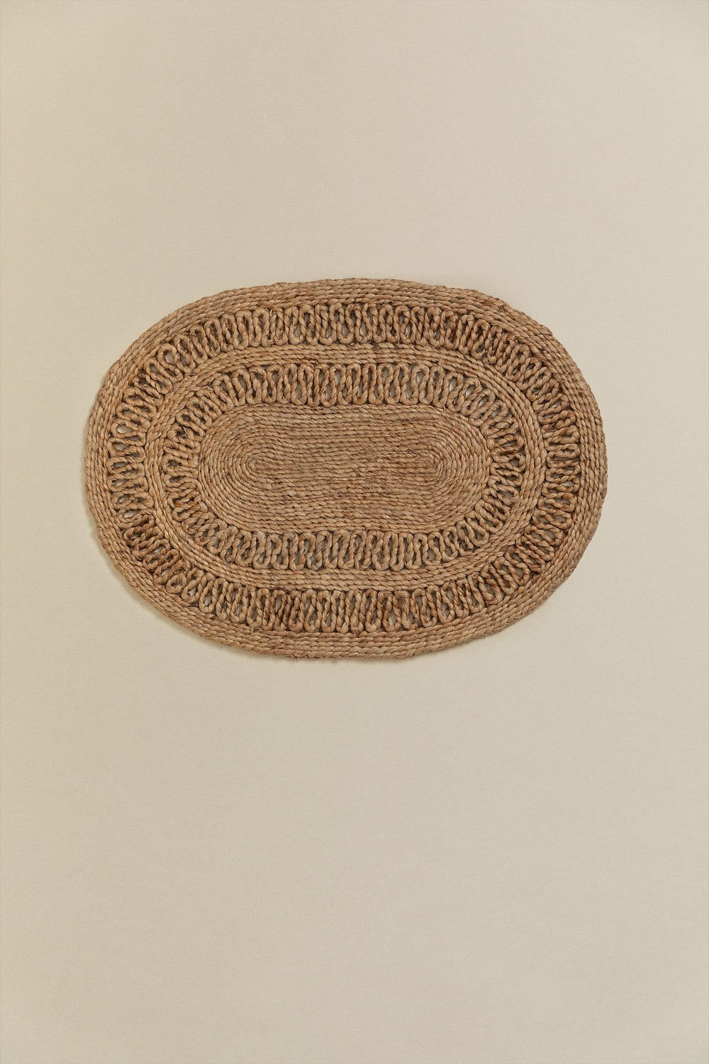 Zerbino Ovale in Juta 60x45 cm Koblet