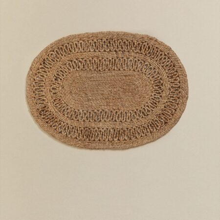 Zerbino Ovale in Juta (60x40 cm) Koblet