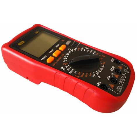 Tester multimetro digitale con puntali misuratore tensiore corrente YI-58L