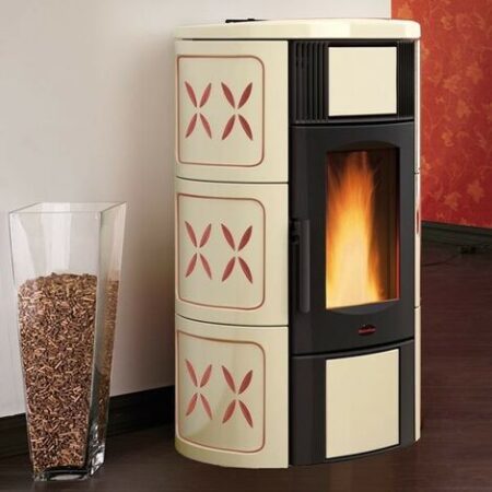 Termostufa pellet nordica extraflame iside idro 2.0  20 kw ametista - Nordica