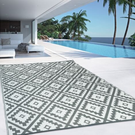 Tappeto per esterni BAHAMAS grigio 180 x 280 CM