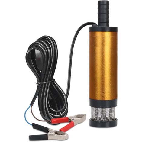 Pompa Sommersa 12V Immersione Travaso Olio Acqua Gasolio Carburante 60W Pumps