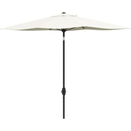 Outsunny Ombrellone 2x3 m da Giardino Rettangolare UV 50+ Beige