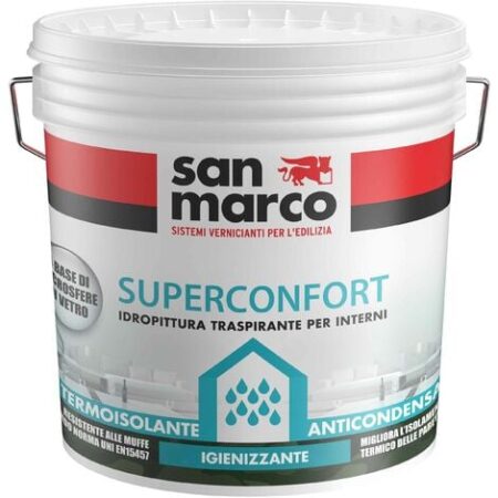 Pittura superconfort anticondensa termoisolante bianca lt 4
