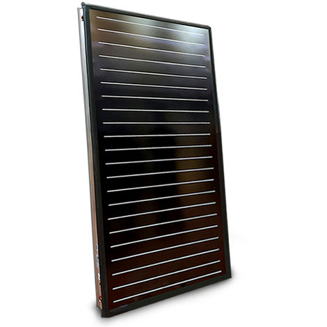 Kit impianto solare termico a pannelli piani con integrazione per produzione Acqua Calda Sanitaria, 2-3 persone, bollitore 300 litri