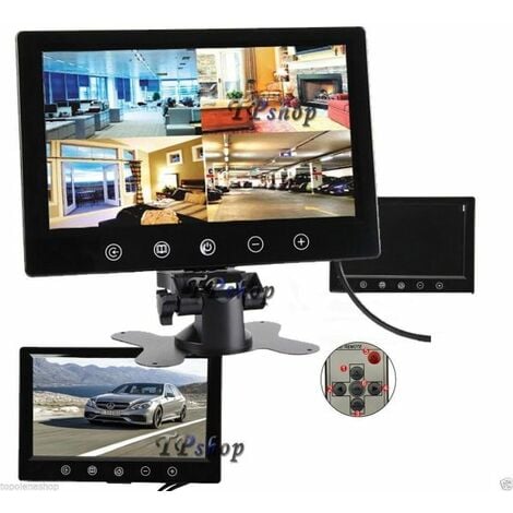 MONITOR LCD DIGITALE 10.1" TFT LED HD POGGIATESTA SORVEGLIANZA AV