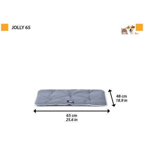 Ferplast JOLLY  Materassino in tessuto tecnico. In vari colori e misure.. Variante 65 - Misure: 65 x 48 cm - Marrone