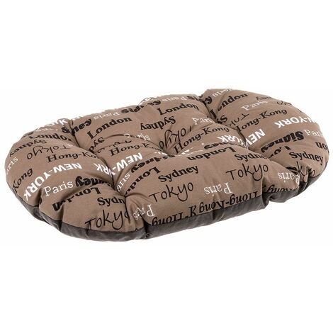 Ferplast RELAX C Cuscino in cotone con soffice imbottitura. Varie misure.. Variante 45/2 - Misure: 43 x 30 cm - Marrone