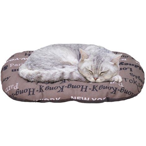 Ferplast RELAX C Cuscino in cotone con soffice imbottitura. Varie misure.. Variante 45/2 - Misure: 43 x 30 cm - Marrone