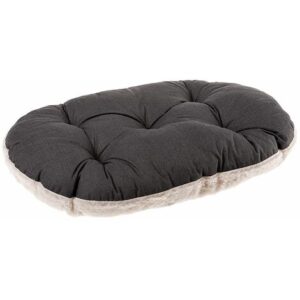 Ferplast RELAX F Cuscino in cotone e peluche per cani e gatti. Varie misure.. Variante 78/8 – Misure: 78 x 50 cm – Grigio