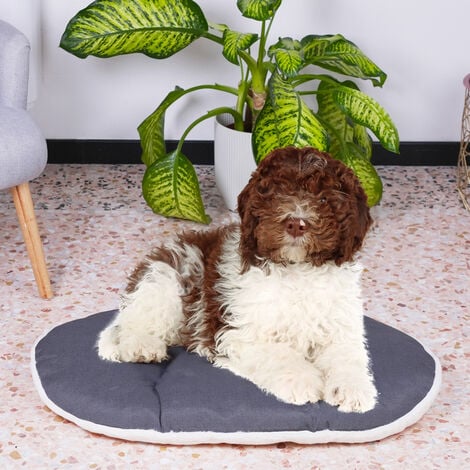 Ferplast RELAX F Cuscino in cotone e peluche per cani e gatti. Varie misure.. Variante 78/8 - Misure: 78 x 50 cm - Grigio