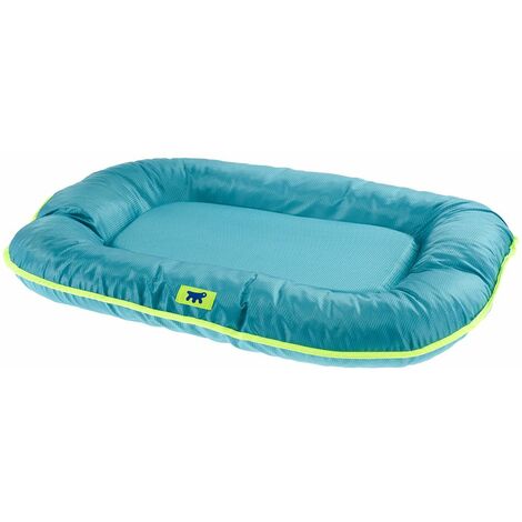 Ferplast OSCAR  Materassino in tessuto tecnico. In vari colori e misure.. Variante 80 - Misure: 80 x 60 x h 11 cm - Azzurro