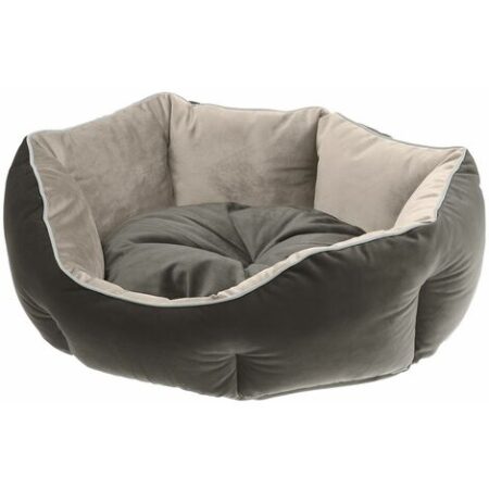 Ferplast QUEEN Soffice divanetto in tessuto per cani e gatti. Vari colori e misure.. Variante 60 - Misure: 60 x 46 x h 20 cm - Grigio
