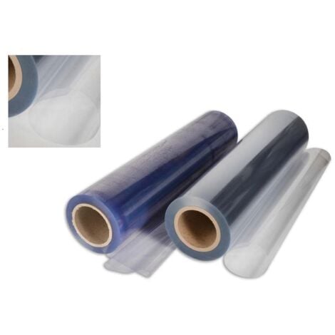 VETRO SINTETICO TRASPARENTE POLIKRISTAL AL METRAGGIO H. 100 CM Spessore 0,25 mm
