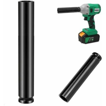Chiave a bussola esagonale a impatto rinforzata lunga 195mm attacco 1/2" 18MM