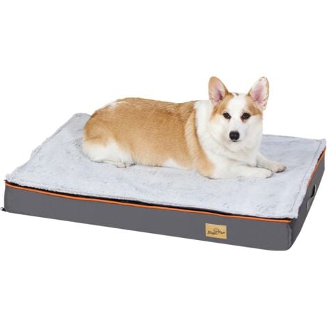 Cuscino Materassino per cani Materasso Cuccia per cane Taglia Grande in Memory foam Sfoderabile Lavabile - L 95x70x8cm