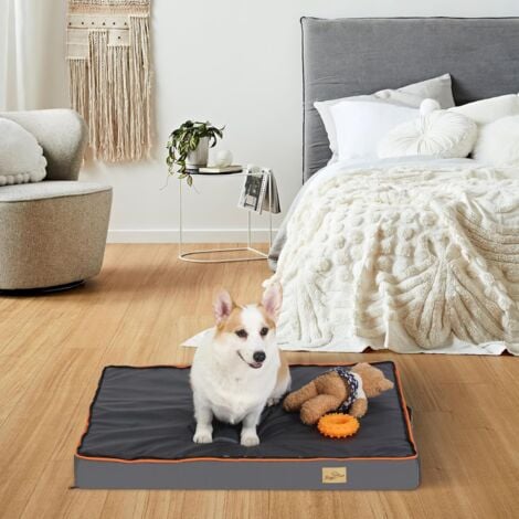 Cuscino Materassino per cani Materasso Cuccia per cane Taglia Grande in Memory foam Sfoderabile Lavabile - L 95x70x8cm