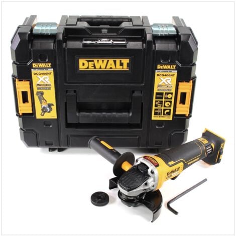 Smerigliatrice Angolare DEWALT DCG406NT 18V Ø125mm con Interruttore a Paletta