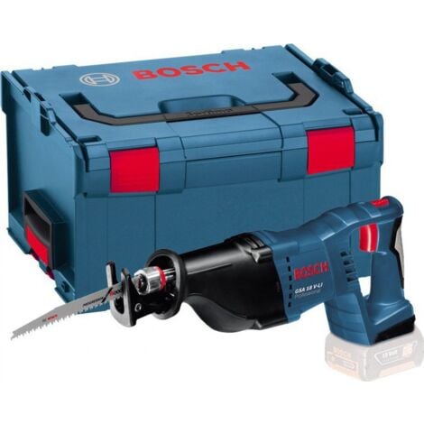 Sega a gattuccio senza fili - Senza batteria né caricabatterie - BOSCH GSA 18 V-LI solo in valigetta L-Boxx - 060164J007