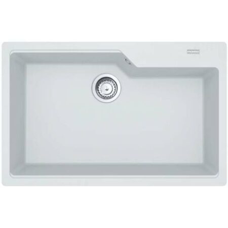 Franke Urban - Lavello in fragranite UBG 610-78, 78x50 cm, bianco ghiaccio 114.0700.091