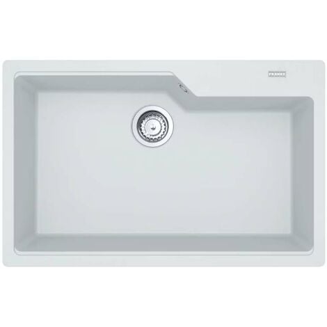 Franke Urban - Lavello in fragranite UBG 610-78, 78x50 cm, bianco ghiaccio 114.0700.091