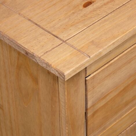 Credenza in Legno di Pino Panama Range con Ante e Cassetti vari colori colore : NATURALE