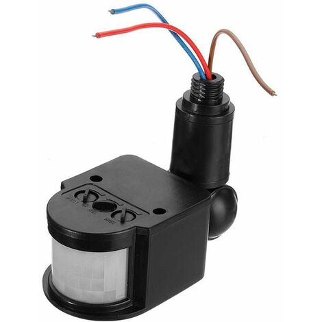Sensore Infrarossi Faro Rilevatore Presenze Lampada Impermeabile Antifurto Casa