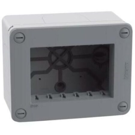 Scatola bticino matixgo 3 moduli ip40 grigio - 28403g