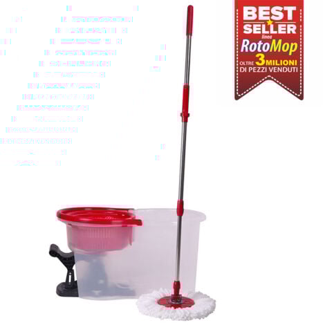 lavapavimenti rotomop kit 360° con pedale.