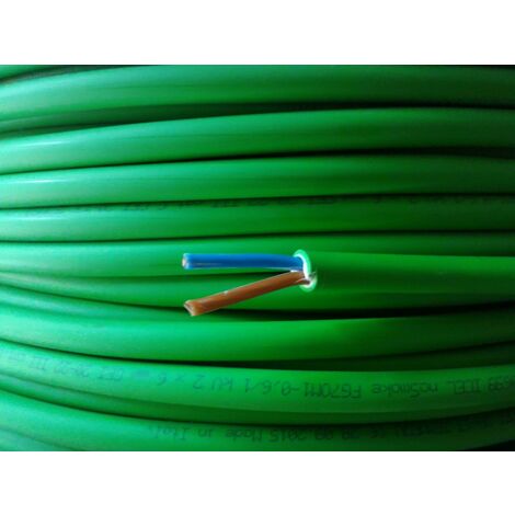 Cavi al metro cavo fg16om16 multipolare fg16 verde 2 conduttori da 6mmq senza giallo verde fg7om1-2x6 fg16om16-2x6