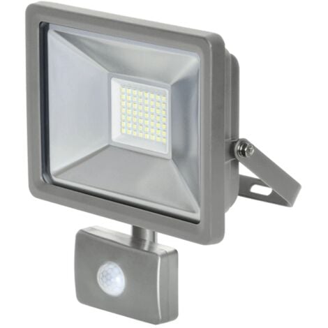proiettore a led 30w 2250 lumens da muro con rilevatore, ribimex