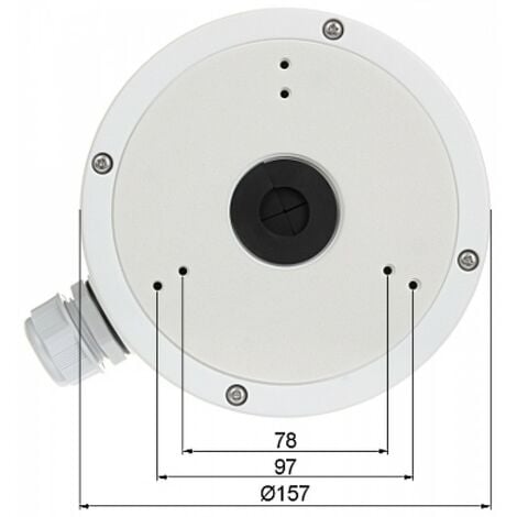 Supporto A Soffitto Per Telecamere Dome Hikvision Diametro 157mm DS-1280ZJ-M