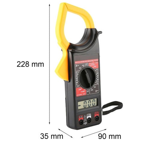 Tester Multimetro Digitale Pinza Amperometrica Test Clamp Puntale DT-266