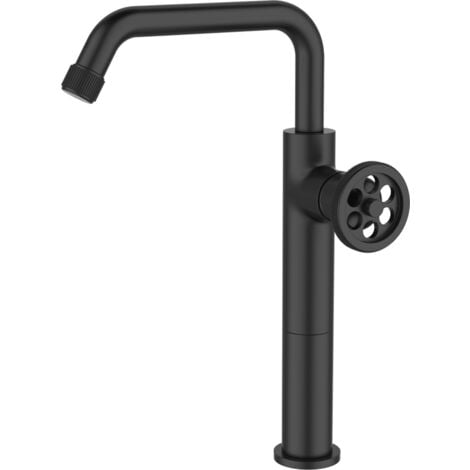 Essebagno Indus Rubinetto per lavabo alto nero