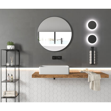 Lavabo da appoggio PB2012 in fusione minerale - 60 x 40 x 15 cm - Bianco opaco