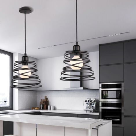 Lampadari a Sospensione Moderni Lampadario Paralume Creativo Design Spirale a Cascata per Camera da Letto Soggiorno Cucina Sala da Pranzo - 1 Pezzo