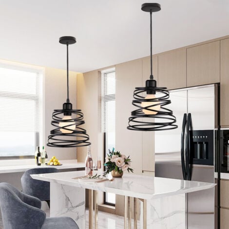 Lampadari a Sospensione Moderni Lampadario Paralume Creativo Design Spirale a Cascata per Camera da Letto Soggiorno Cucina Sala da Pranzo - 1 Pezzo