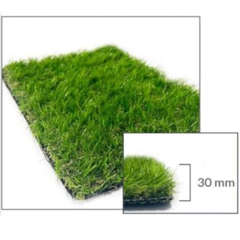 prato sintetico verde economico 1x10 mt h30 mm per giardino "superior"